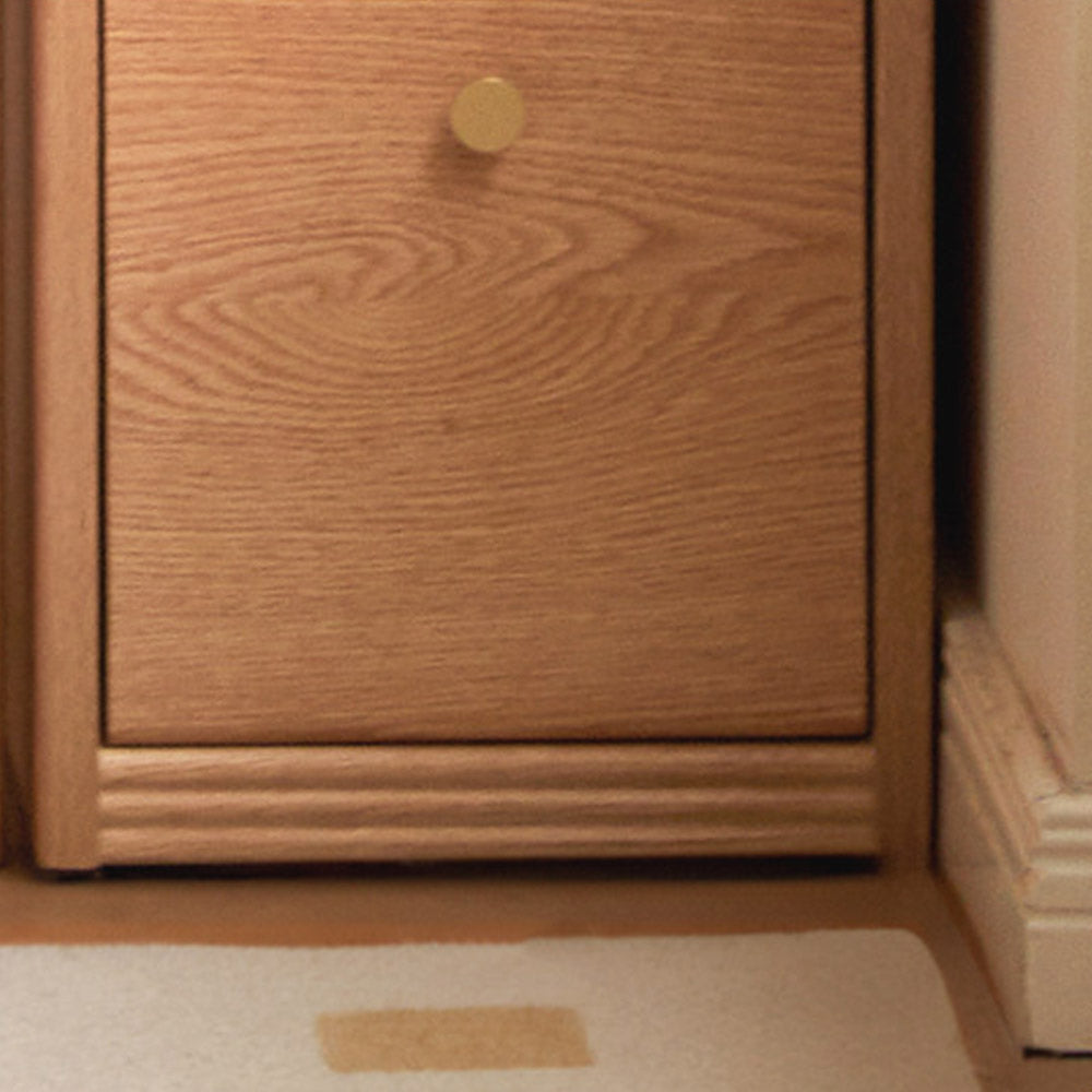 Marradi Natural Solid Oak Slim Bookcase