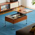 Martis Solid Boxwood Movable Coffee Table