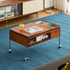 Martis Solid Boxwood Movable Coffee Table