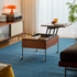 Martis Solid Boxwood Movable Coffee Table