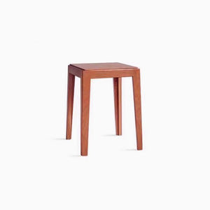 Matsue Natural Solid Wood Stacking Stool - Oak Furniture Store