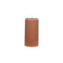 Medium LED Ribbed Pillar Candle - Lt Brown FXC771MLTBR