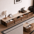 Mesa Natural Solid Walnut Entertainment Unit with Ceramic Top