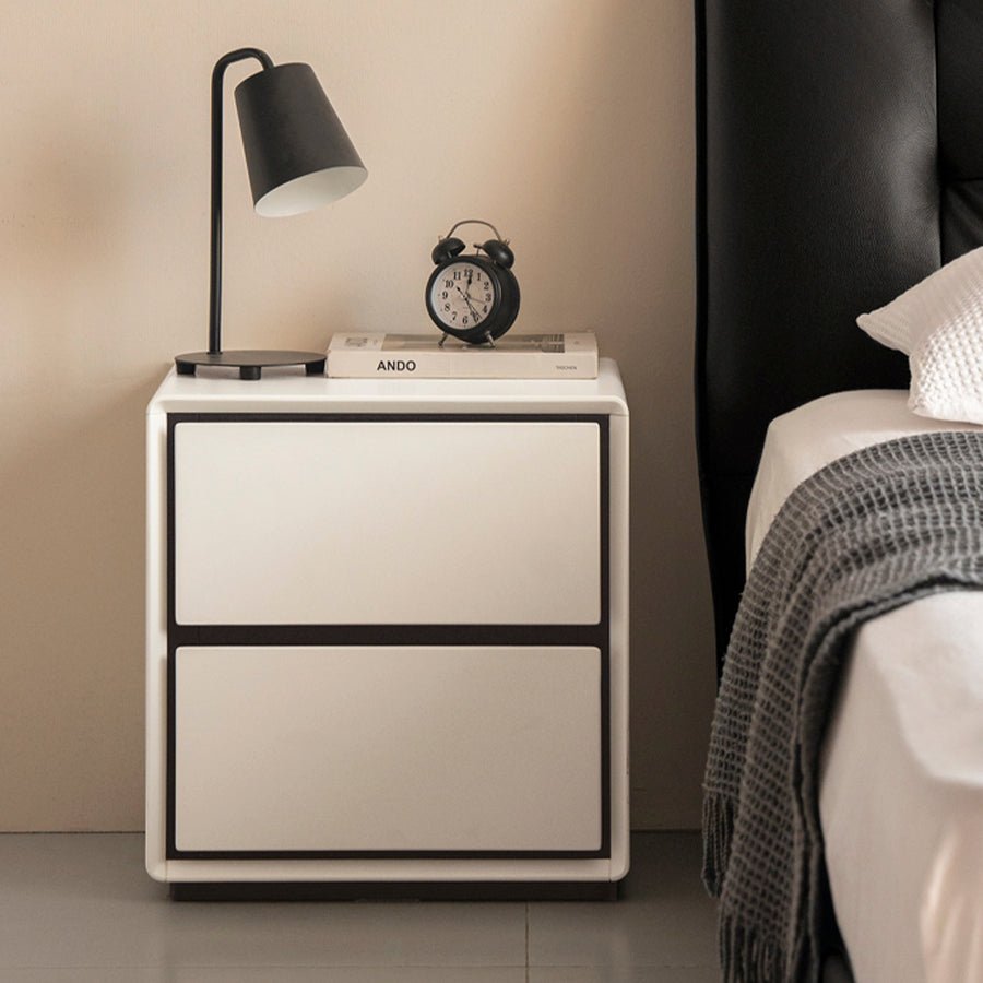 Miers Solid Rubber Wood Floor Standing Bedside Table | Oak Furniture Store