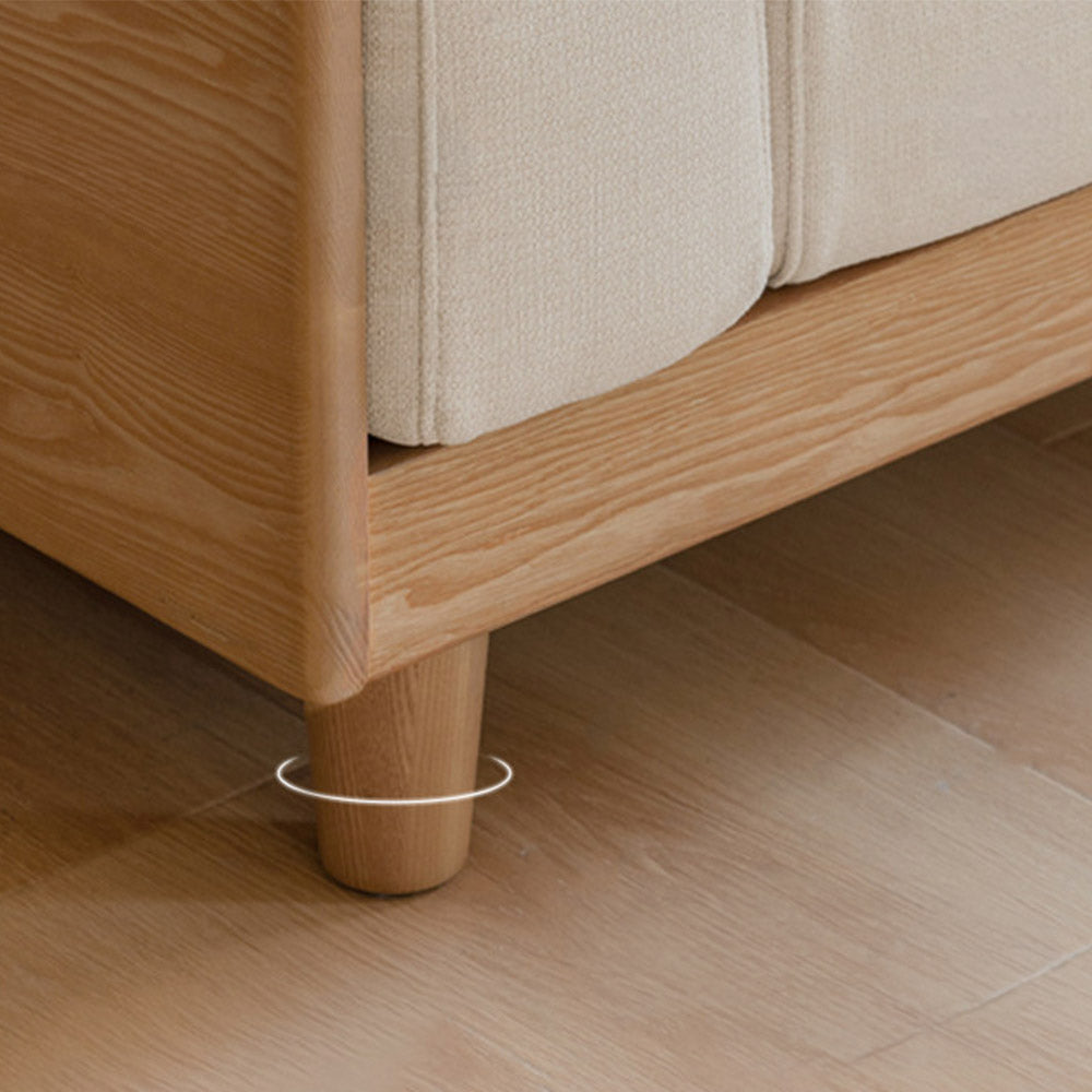 Milena Natural Solid Ash Sofa
