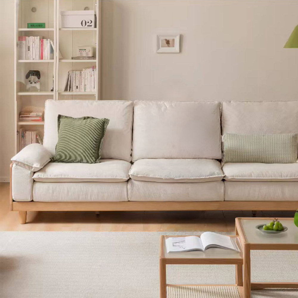 Milena Natural Solid Ash Sofa