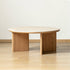 Mitro round oak coffee table with travertine ceramic top. Marble-look durability for modern Aussie homes. Shop now online.