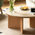 Mitro round oak coffee table with travertine ceramic top. Marble-look durability for modern Aussie homes. Shop now online.