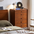 Mokpo Solid Boxwood 5 Drawers Tall Boy