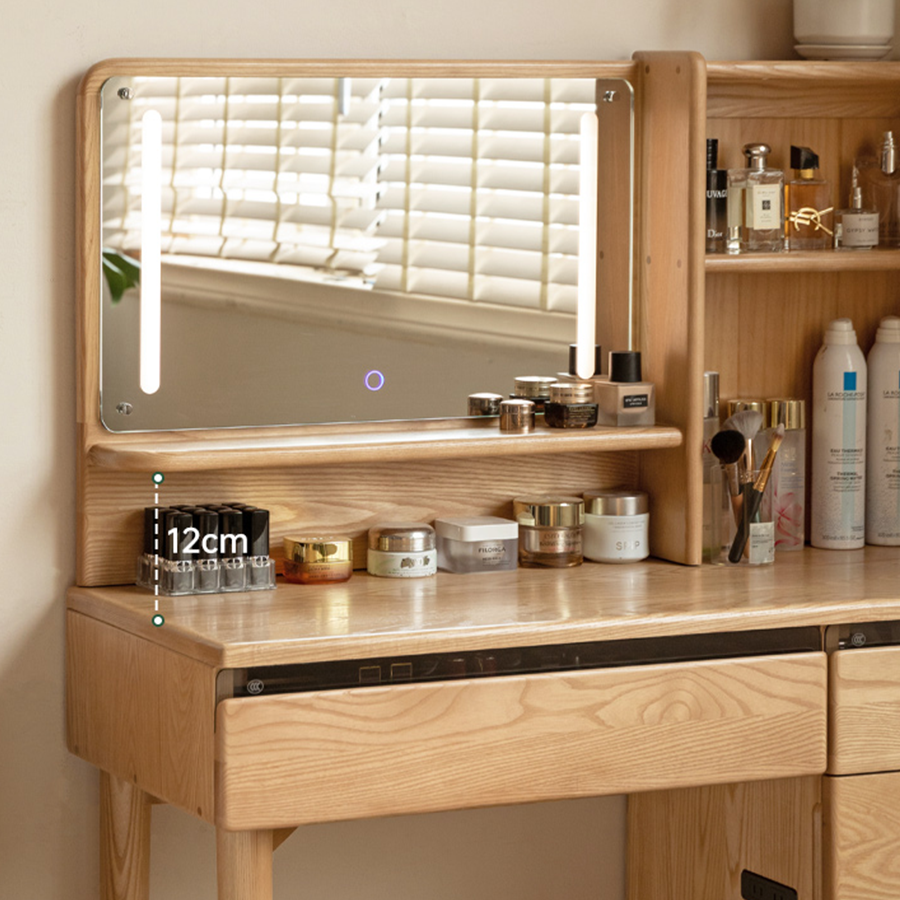 Montclar Natural Solid Ash Dressing Table