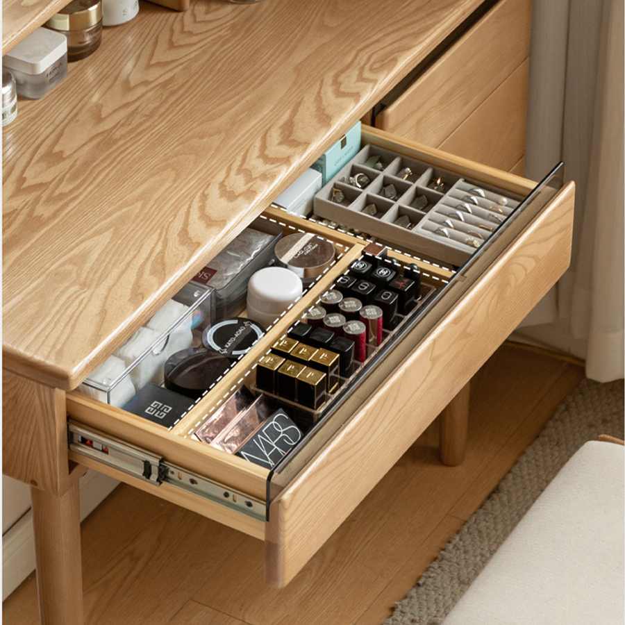 Montclar Natural Solid Ash Dressing Table