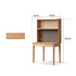 Monte natural solid oak desk with hutch featuring pegboard, shelves, and compact design