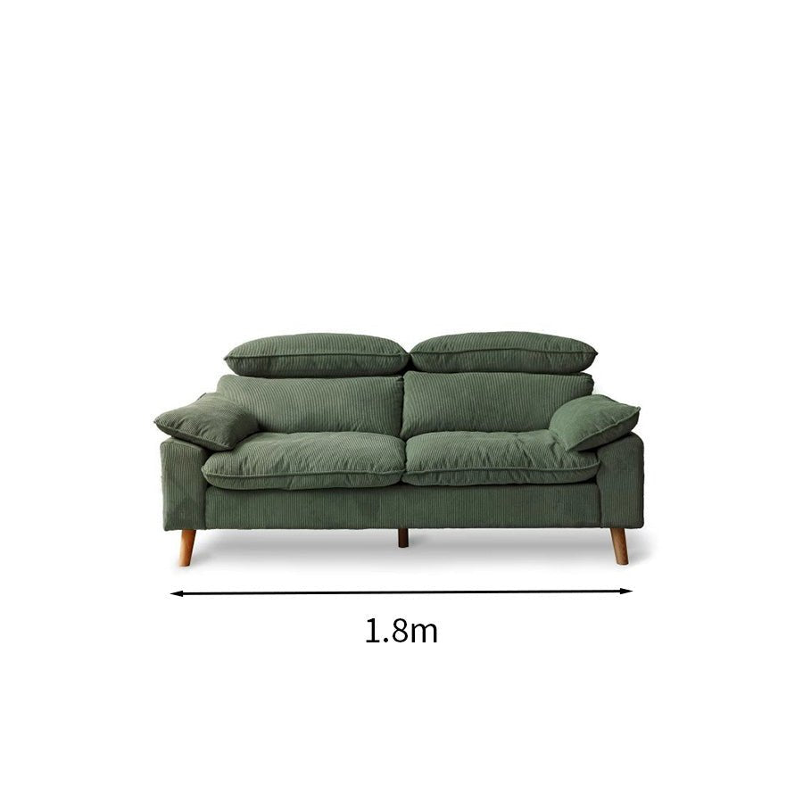 Mork Corduroy Fabric Sofa | Oak Furniture Store
