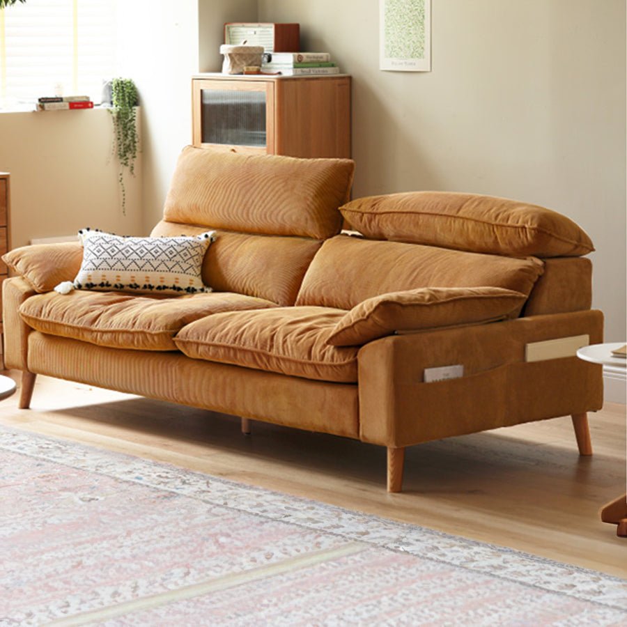 Mork Corduroy Fabric Sofa | Oak Furniture Store