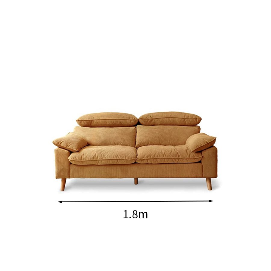 Mork Corduroy Fabric Sofa | Oak Furniture Store