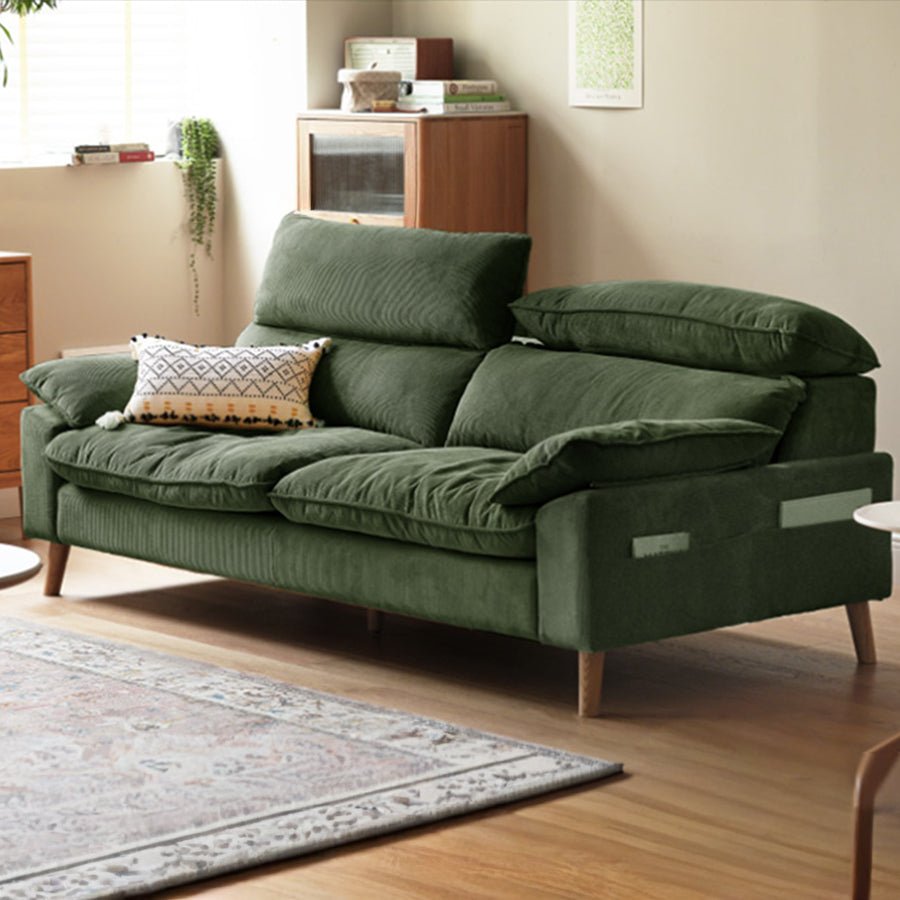 Mork Corduroy Fabric Sofa | Oak Furniture Store