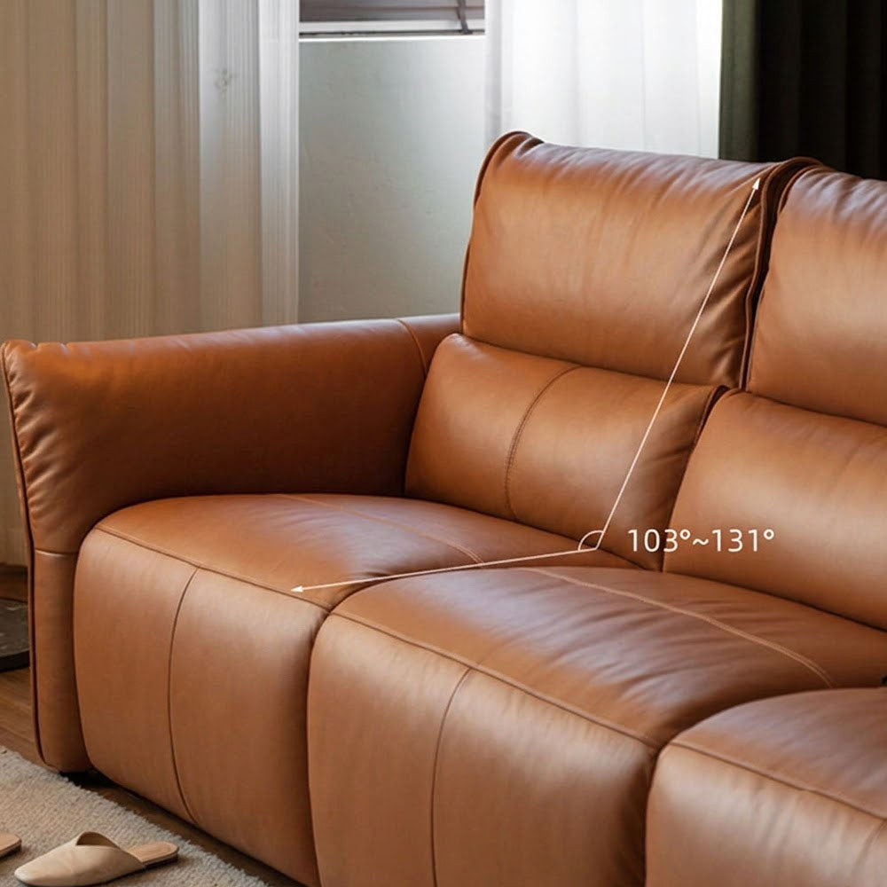 Muros Genuine Leather Electric Recliner Sofa