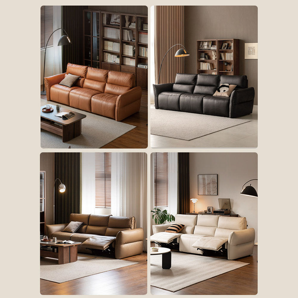 Muros Genuine Leather Electric Recliner Sofa