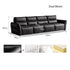 Muros Genuine Leather Electric Recliner Sofa