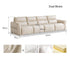 Muros Genuine Leather Electric Recliner Sofa
