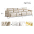 Muros Genuine Leather Electric Recliner Sofa