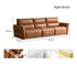 Muros Genuine Leather Electric Recliner Sofa