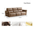 Muros Genuine Leather Electric Recliner Sofa