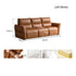 Muros Genuine Leather Electric Recliner Sofa