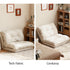 Nagoya Corduroy Plush Creamy Sofa Bed
