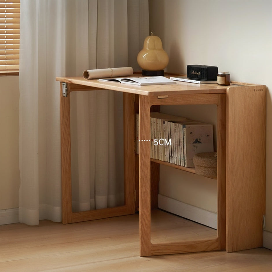 Naples Natural Solid Oak Extending Dining Table Office Desk – Oak ...