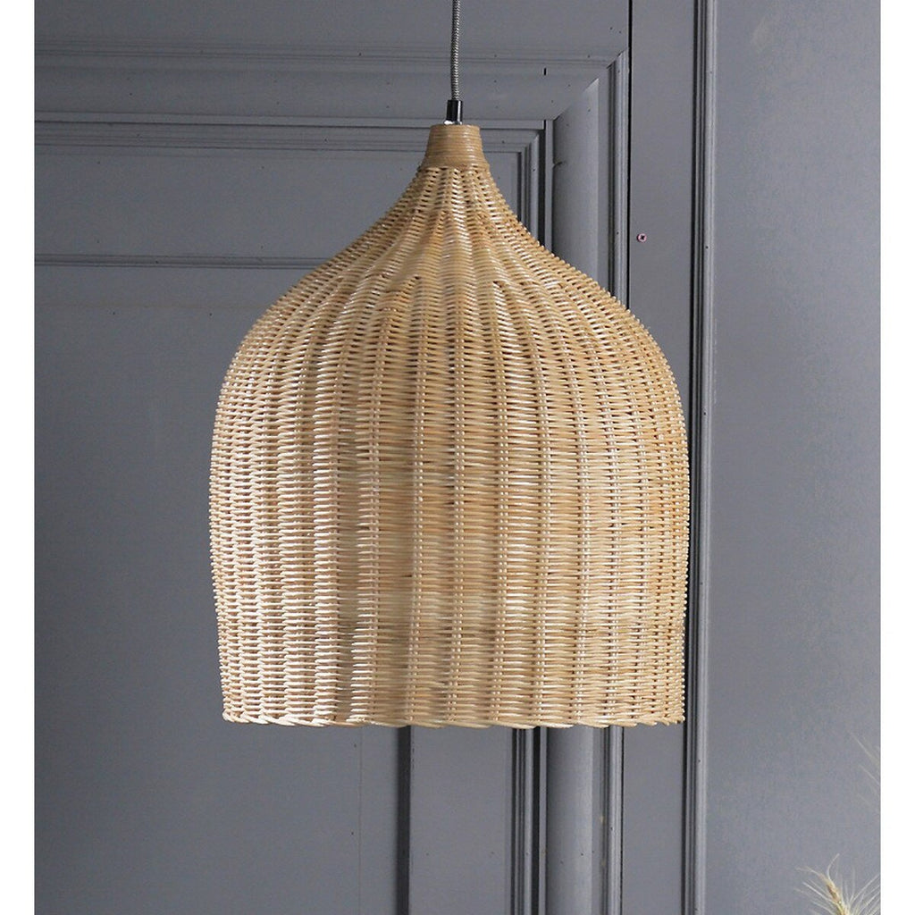 Natural Rattan Hanging Light RKC1268 - Oak Furniture Store