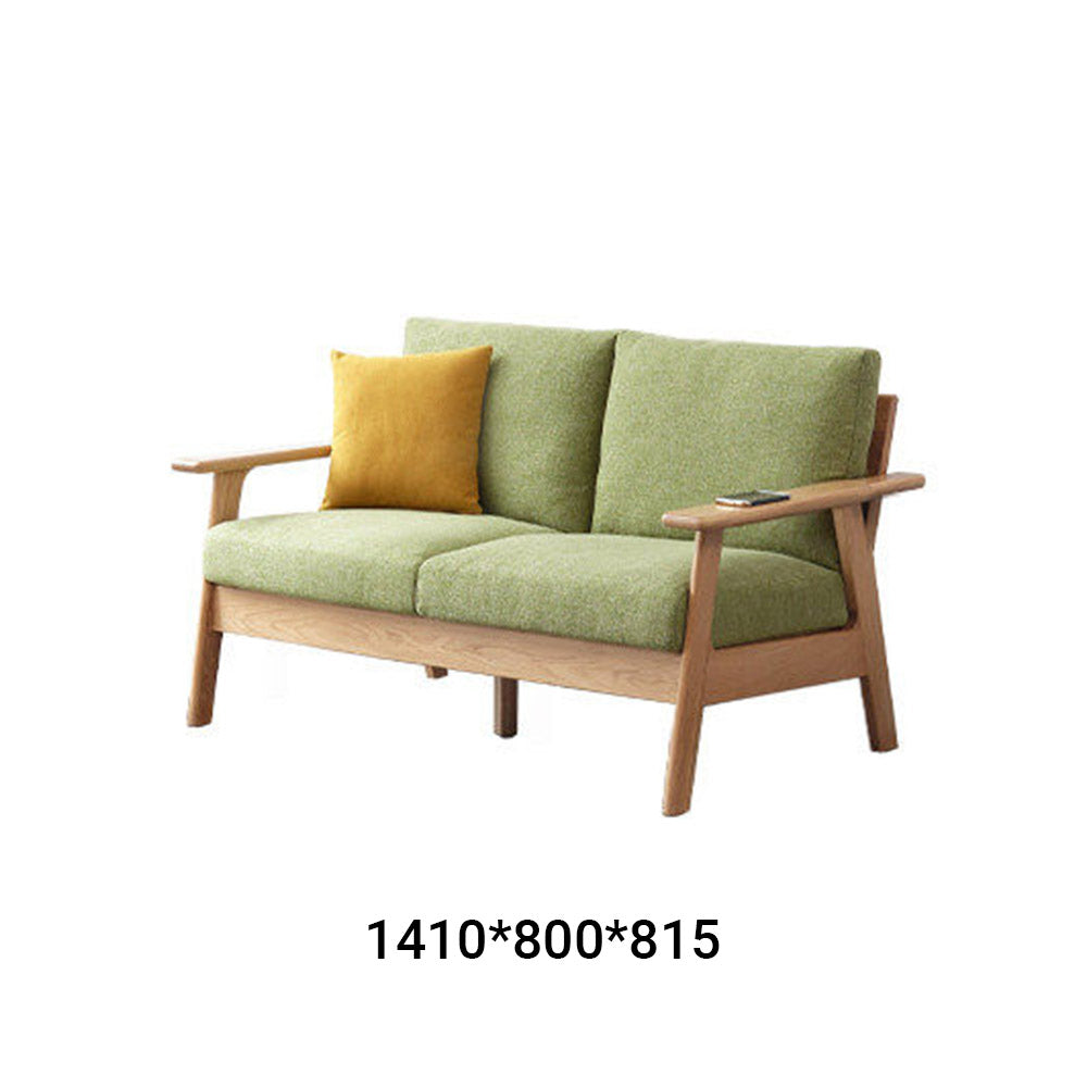 Nayoro Natural Solid Oak Seat Sofa
