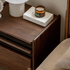 Newry Natural Solid Walnut Bedside Table