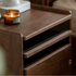 Newry Natural Solid Walnut Bedside Table