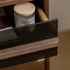 Newry Natural Solid Walnut Bedside Table