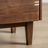 Newry Natural Solid Walnut Bedside Table