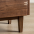 Newry Natural Solid Walnut Bedside Table