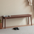Newry Natural Solid Walnut Dining Bench