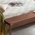 Newry Natural Solid Walnut Dining Bench