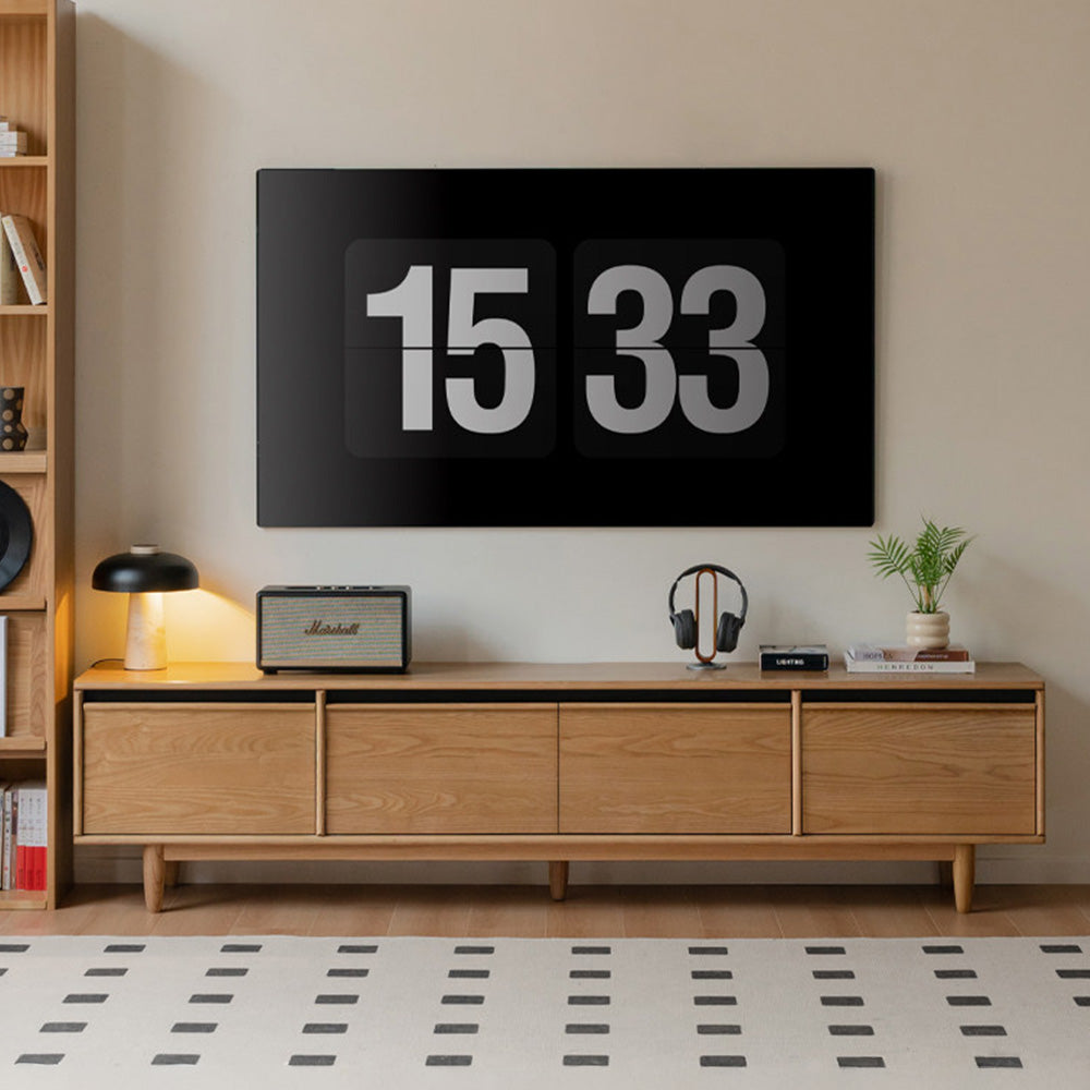 Novara Natural Solid Ash  Entertainment Unit