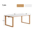 Ancona Natural Solid Oak Dining Table with Ceramic Top