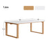 Ancona Natural Solid Oak Dining Table with Ceramic Top