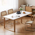 Ancona Natural Solid Oak Dining Table with Ceramic Top