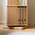 Nerola Natural Solid Beech Rotating Bookshelf