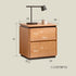Broby Natural Solid Cherry Floor Standing Bedside Table