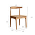 Oscar Natural Solid Rubber Wood Dining Chair | Oak Furniture Store