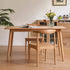 Oscar Natural Solid Rubber Wood Dining Chair | Oak Furniture Store