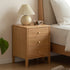 Oslo Natural Solid Oak Bedside Table Design 3