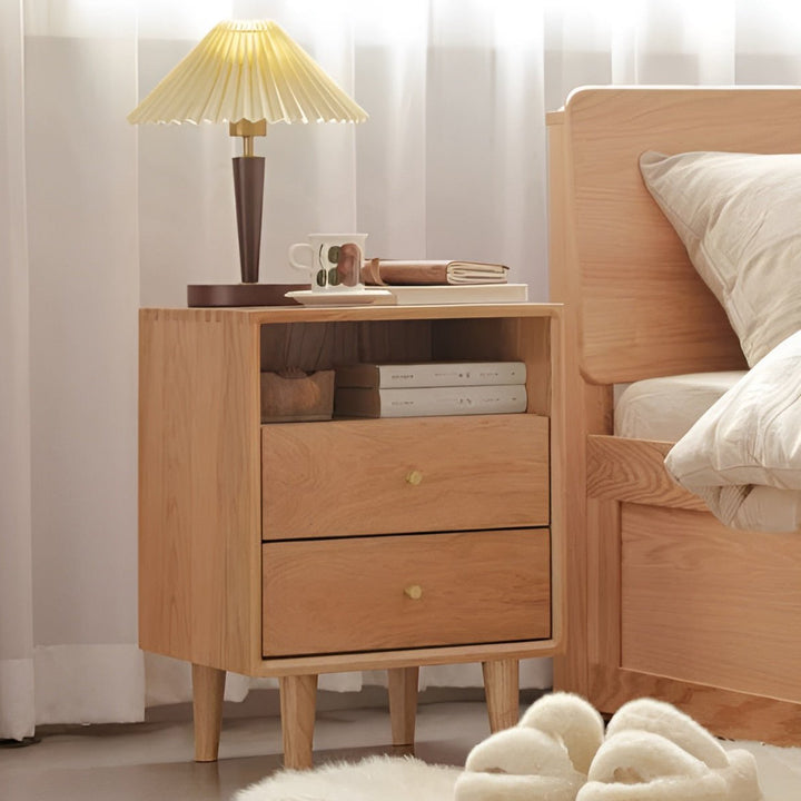 Oslo Solid Oak Bedside Table Oak Furniture Store New Zealand