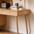 Oslo Natural Solid Oak Desk with Hutch